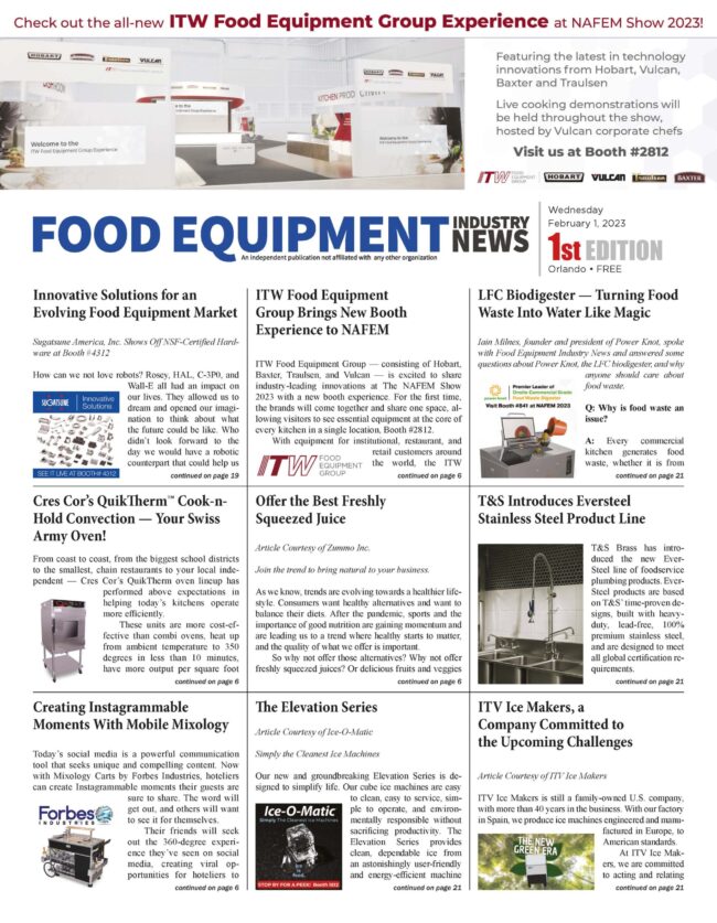 Food Equipment Industry News