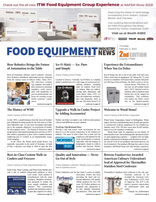Food Equipment Industry News