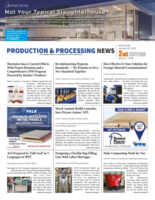Production & Processing News